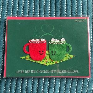 Papyrus Couples Holiday Card Mugs of Hot Cocoa